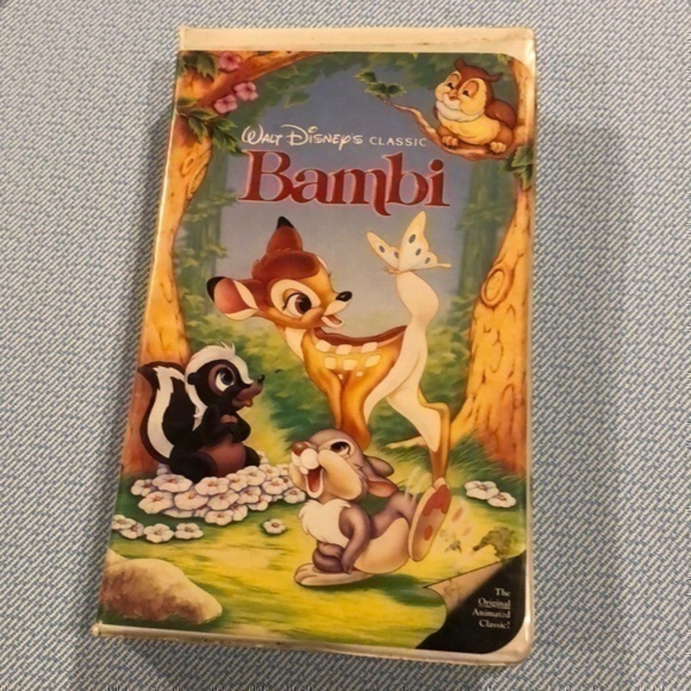 Vintage Disney Bambi VHS Black Diamond Collection